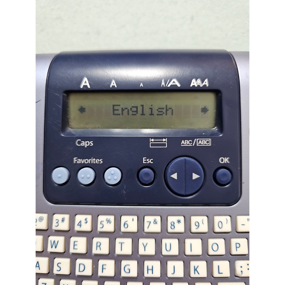 Brother P-Touch PT-1280 Label Maker Handheld Electronic Labeling System Gray